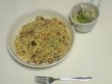 コンビニ食材で素敵なスパゲッティ